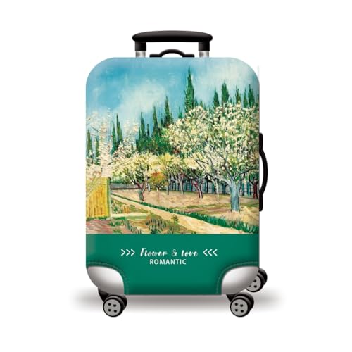 JSGHGDF Gepäckschutzhülle Gepäck-Gummizug, staubdicht, waschbar, geeignet für 45,7-81,3 cm große Koffer, Reisezubehör, H514, M von JSGHGDF