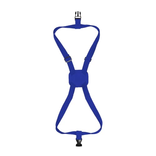 JSGHGDF Reisetasche, feste Gürtel, Koffertasche, Bungee, verstellbarer Gummizug, Reisezubehör, Gurte für Koffer, fügen Sie eine Tasche hinzu, Farbe: Blau, S von JSGHGDF