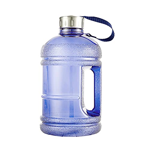 JSSEVN Große Wasserflasche, BPA-frei, ideal für Fitness, Fitnessstudio, Camping, Outdoor-Sport, Blau von ＪＳＳＥＶＮ