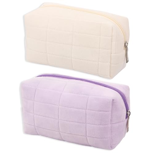 JSTHHTT 2PCS Kulturtasche Kosmetiktasche, Make-Up Tasche, Makeup Organizer, Schminktasche Damen, Travel Waschtasche FüR Damen MäDchen von JSTHHTT