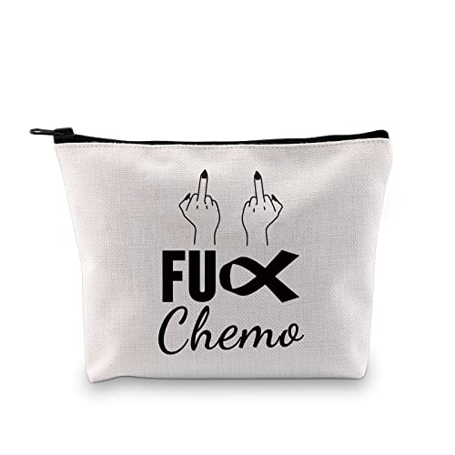 JTOUK Chemo-Geschenk Chemotherapie Geschenk Chemo-Erholung Geschenk Chemo-Pflege Paket Kampfkrebs Reißverschluss Tasche für Chemo-Überlebende Patienten, Chemo Bag Eu von JTOUK