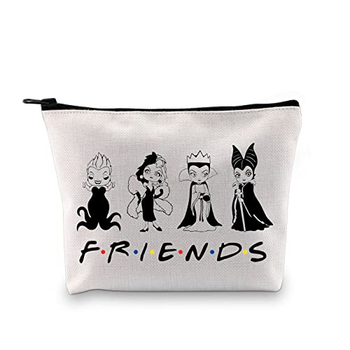 Villains Friends Make-up-Tasche Villains Wicked Gift Villain Gang Geschenk für Bad Witches Club BFF Kosmetiktasche, Fri Villain Bag Eu, Kosmetiktasche mit Aufdruck von JTOUK