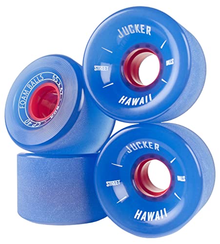 JUCKER HAWAII Longboard Rollen/Wheels STREETBALLS - Foam Balls Blue von JUCKER HAWAII