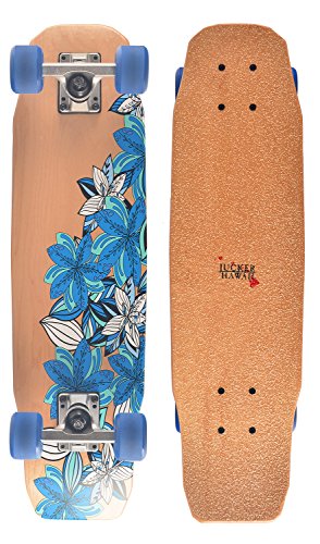 JUCKER HAWAII Skateboard KAPUA Kick | City Cruiser | Mini Cruiser aus Holz | Skateboard Kinder und Erwachsene | Mini Longboard | WOODYBOARD | Komplettboard von JUCKER HAWAII