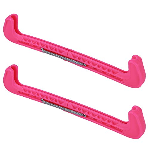 JULYKAI Ice Skate Blade Covers, robuste, sichere, hochwertige, langlebige Skate Blade Guards, stark für den professionellen Gebrauch von Skischuhen(Pink) von JULYKAI