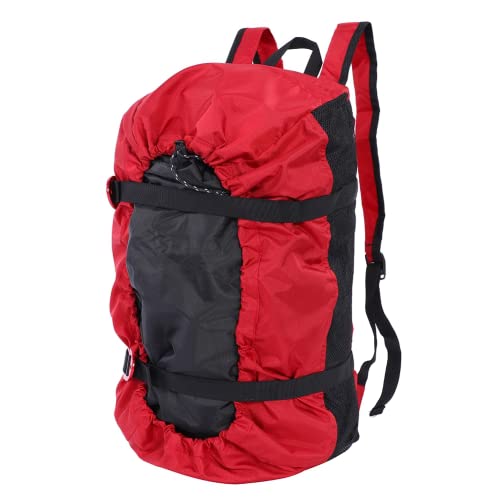 JULYKAI Schultergurt-Seil-Kit-Tasche ， Klettertasche ， Falten für den Außenbereich zum Platzieren von Kletterseilen(red) von JULYKAI