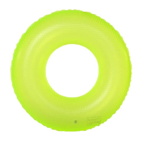 Schwimming Ring Erwachsene, Luftmatratze Schwimmreifen Aufblasbar Gürtel Fluoreszenz, Aufblasbare Schwimmringe, Baden Schwimmreifen Schwimmring, Lustiges Pool Float Spielzeug Schwimm (grün) von JUNBAOYYDS