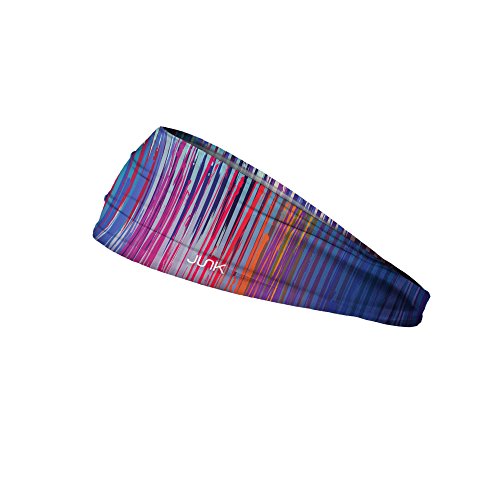 JUNK Brands Black Rock Rave Big Bang Lite Haarband, Blau/Pink, Einheitsgröße von JUNK Brands