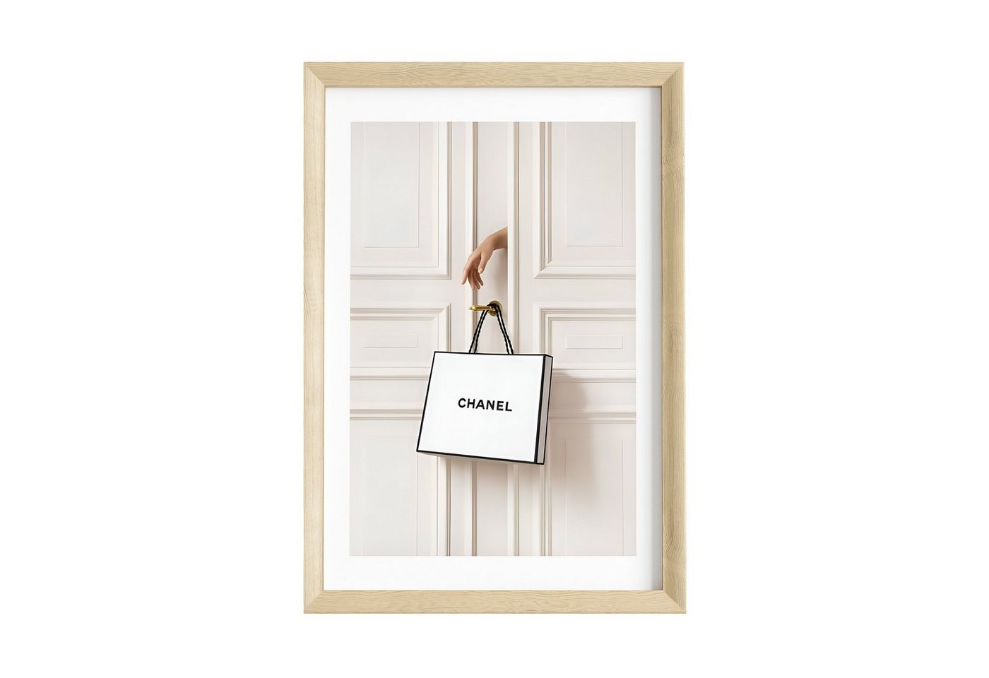 JUSTGOODMOOD Poster Premium ® Chanel Shopping Bag Poster · ohne Rahmen, Poster in verschiedenen Größen verfügbar von JUSTGOODMOOD