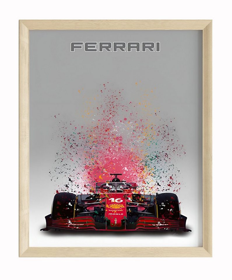 JUSTGOODMOOD Poster Premium ® Formel 1 Ferrari Rennwagen · ohne Rahmen von JUSTGOODMOOD
