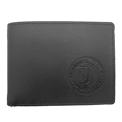 Juventus 133062, Geldbörse aus Leder, offizielles Produkt für Herren, schwarz, 125 x 95 x 30 mm von JUVENTUS