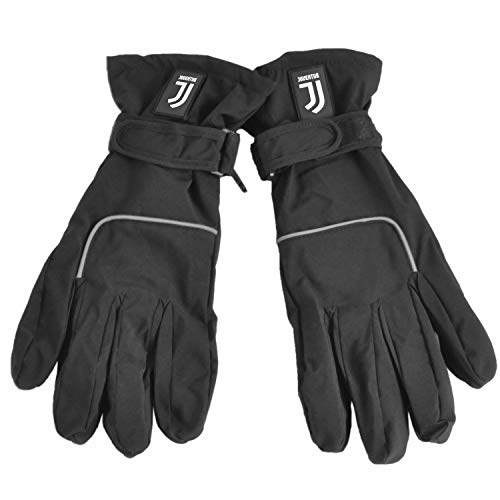 JUVIR|#JUVENTUS FC Motorrad-Handschuhe für Motorrad/Ski, Größe L, Schwarz, L von JUVIR|#JUVENTUS FC