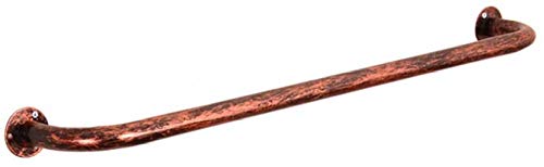 JWCN Kleiderständer Wandmontage Abnehmbare Retro Metall Kleiderstange Hängeschiene Rot Kupfer 60cm-60cm Uptodate von JWCN