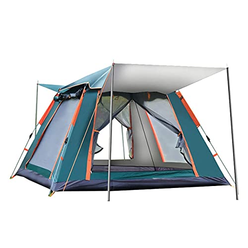 Kuppel-Campingzelt für 3–5 Personen, 4-Jahreszeiten-Doppelschichten, wasserdicht, UV-beständig, Winddicht, Familien-Campingzelt im Freien von JXUFGYES