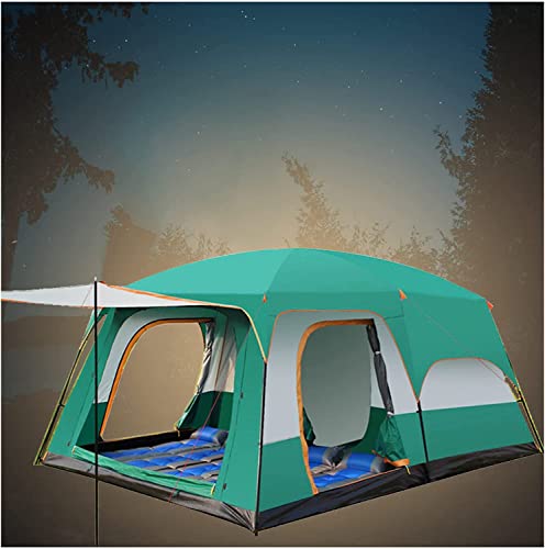 Rahmenzelt für 5 bis 8 Personen, Belüftung, Sonnenschutz, Gartenzelt, hochwertiges, Robustes Camping-Tunnelzelt für Camping von JXUFGYES