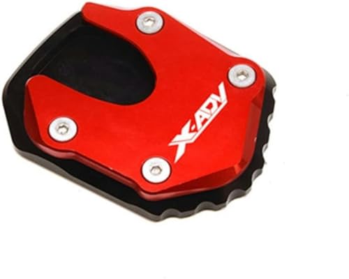 JXZQQBMD Motorrad-Fußseitenständer, CNC-Aluminium-Kickstand-Fußseitenständer-Verlängerungspolster-Stützplatte Für h&onda für X ADV für X-ADV für Xadv 750 2021 2022 Motorradzubehör von JXZQQBMD