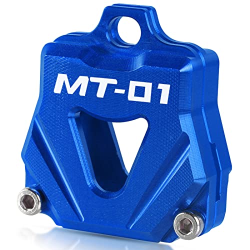 Motorradzubehör Schlüsselgehäuse Schutzhülle, passend für Yamaha MT01 MT09 MT07 MT10 MT03 MT 01 09 07 03 10 MT-01 MT-10 MT-03,Blau-MT01 von JYHMT