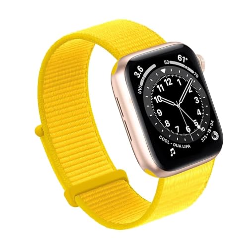 JZWCHQ Für Band 49mm 45 mm 44 mm 42 mm 41 mm 40 mm 38 mm, Frauen Männer Sport Nylonschleifengurt für die IWatch -Serie Ultra 8 7 6 5 4 3 2 1 Se von JZWCHQ