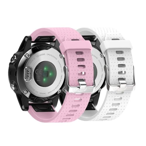 JZWCHQ Für Fenix 5S Watch Band Fenix 6s Quickfit Soft Silicon Ersatzgurt für Fenix 5s Plus/Fenix 6s Pro/Fenix 7S/D2 Deltas Smart Watch Band von JZWCHQ