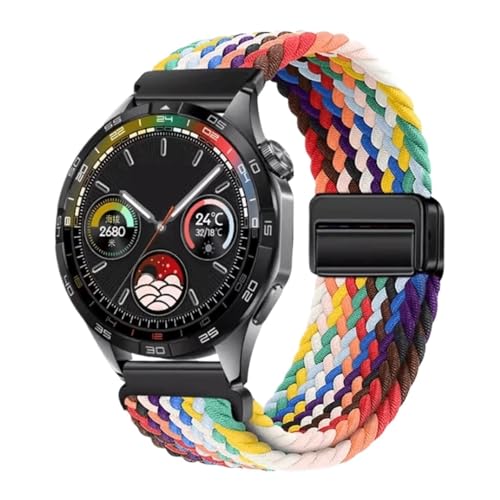 JZWCHQ Nylongurt 22 mm 20 mm für Uhr GT4/Pro 46mm/GT3/GT2 2E Atmungsaktives Armband für Samsung Uhr 6/5/4/3/Gear S3 Uhrenbandbänder von JZWCHQ