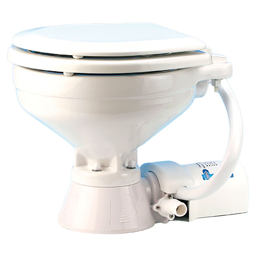 Jabsco Compact Electric Marine Toilet Weiß 17 5/8 x 13 7/8 x 14´´ von Jabsco