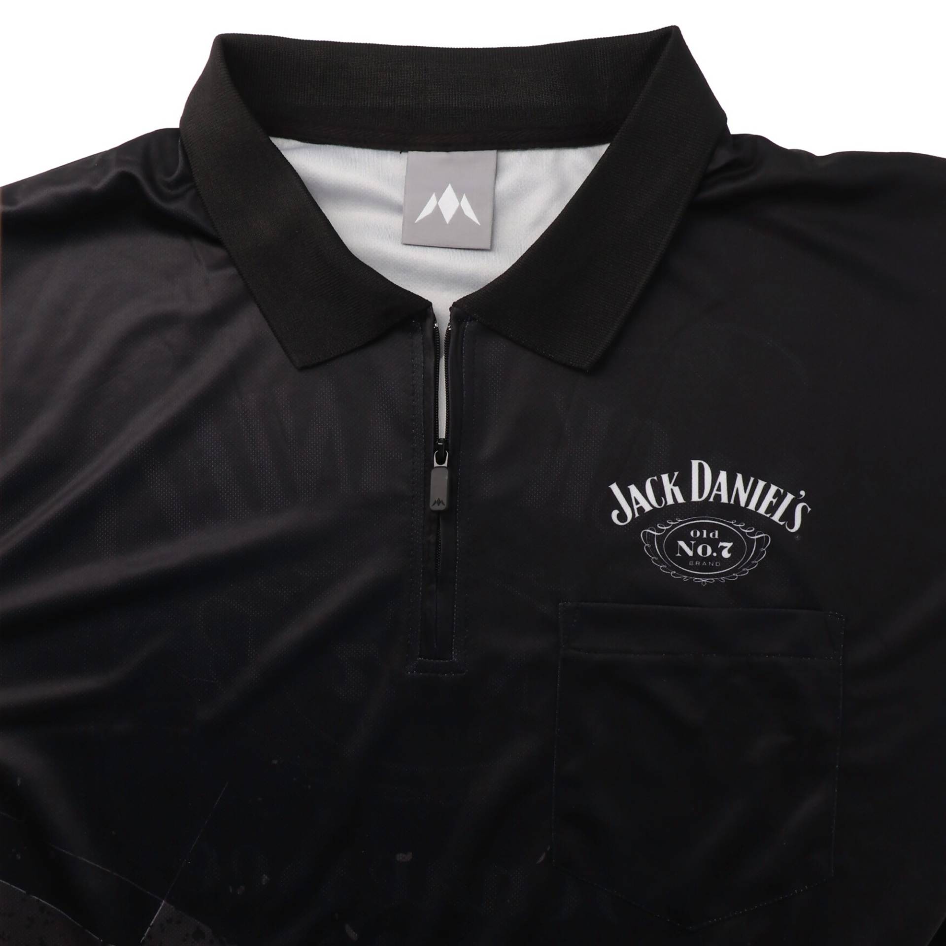 Jack Daniels Soft Feel Dartshirt, Logo Design, schwarz, Gr. 2XL von Jack Daniels