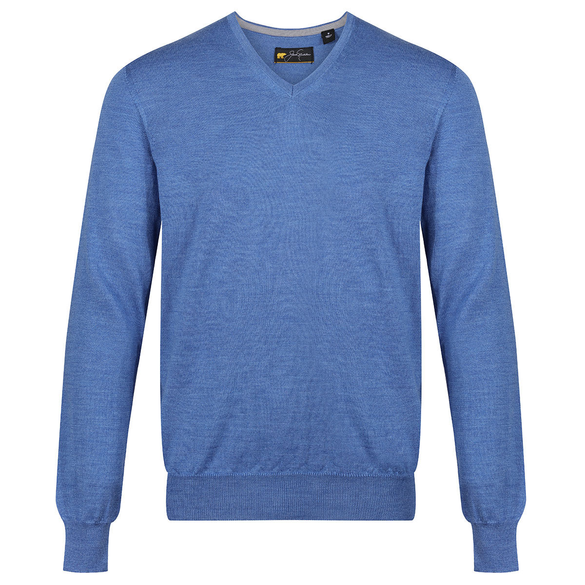 Jack Nicklaus Men's Merino V-Neck Pullover Golf Sweater, Mens, Light blue, Small | American Golf von Jack Nicklaus