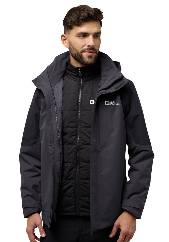 Jack Wolfskin 3-in-1-Funktionsjacke ROMBERG 3IN1 JKT M von Jack Wolfskin