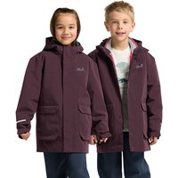 Jack Wolfskin 3in1 Canvey Kids 3-in-1 Parka Kinder 140 purple amaranth von Jack Wolfskin