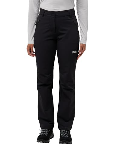 Jack Wolfskin Damen Activate Thermic Pants Wanderhose, Schwarz, 36 EU von Jack Wolfskin