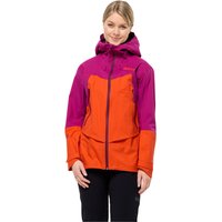 Jack Wolfskin Alpspitze Pro 3L Jacket Women Hardshell Skitouren-Jacke mit RECCO® Ortungssystem Damen XS vibrant orange vibrant orange von Jack Wolfskin