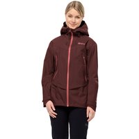 Jack Wolfskin Alpspitze Pro 3L Jacket Women Hardshell Skitouren-Jacke mit RECCO® Ortungssystem Damen S dark maroon dark maroon von Jack Wolfskin