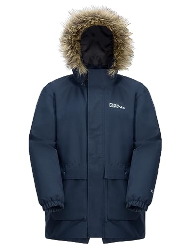 Jack Wolfskin Mädchen Cosy Bear 3in1 Parka G, Night Blue, 140 EU von Jack Wolfskin