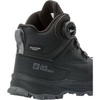 Jack Wolfskin Cyrox Texapore Dial Mid Kids Wasserdichte Wanderschuhe Kinder 36 schwarz black von Jack Wolfskin