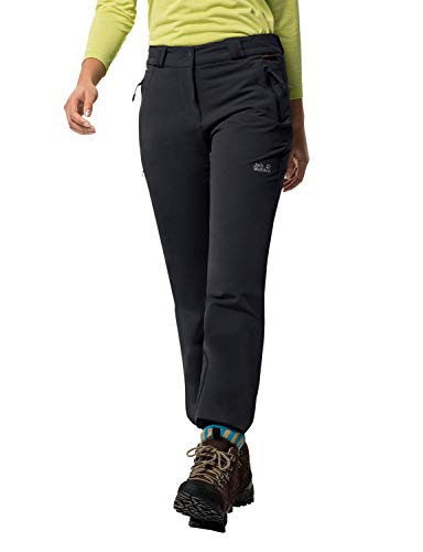 Jack Wolfskin Damen Activate THERMIC Pants Women Softshellhose Wind-und wasserabweisend Sehr atmungsaktiv Elastisch Softshell-Hose, schwarz, 34 Jack Wolfskin Damen Activate THERMIC Pants Women Softshellhose Wind-und wasserabweisend Sehr atmungsaktiv Elastisch Softshell-Hose, schwarz, 34 von Jack Wolfskin