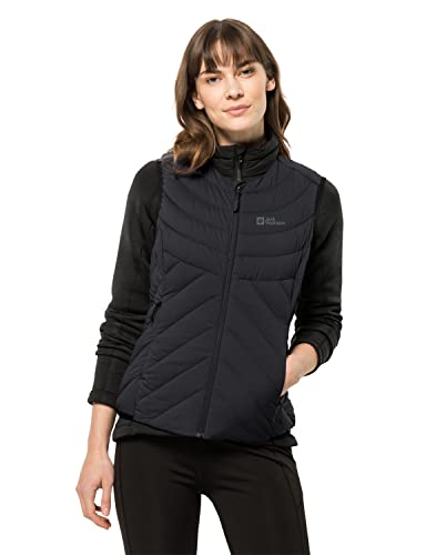 Jack Wolfskin Damen Athletic DOWN Vest W, Black, S von Jack Wolfskin
