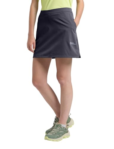 Jack Wolfskin Damen Hiking Alpine Skort W, Graphite, 38 von Jack Wolfskin