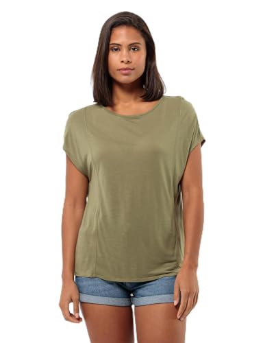 Jack Wolfskin Damen Mola T W T-Shirt, Bay Leaf, Large von Jack Wolfskin