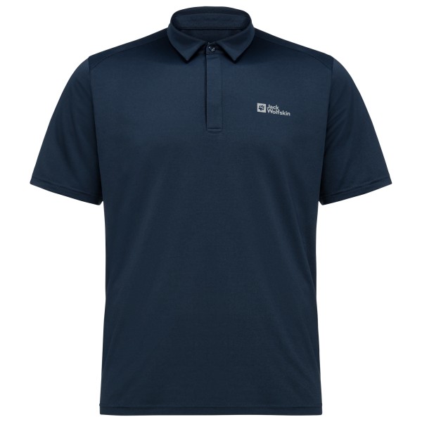 Jack Wolfskin - Delgami Polo - Polo-Shirt Gr L blau von Jack Wolfskin