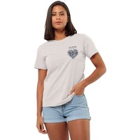 Jack Wolfskin Discover Heart T-Shirt Women T-Shirt aus Bio-Baumwolle Damen XXL white Sea Shell von Jack Wolfskin