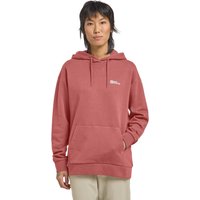 Jack Wolfskin Essential Hoodie Women Hoodie aus Bio-Baumwolle Damen XL red mineral red von Jack Wolfskin