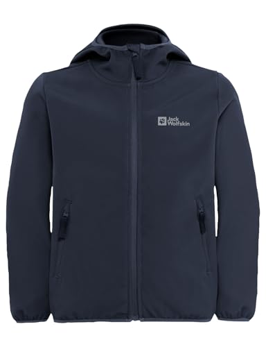 Jack Wolfskin Unisex Kinder Fourwinds Jacket Kids, Night Blue, 152 von Jack Wolfskin