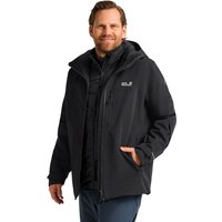 Jack Wolfskin Flowline 3in1 Jacket Men 3-in-1 Jacke Skijacke mit RECCO® Ortungssystem Herren XL black black von Jack Wolfskin