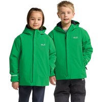 Jack Wolfskin Flowline SKI Jacket Kids Isolierte Skijacke Kinder 140 green mystic green von Jack Wolfskin