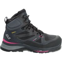 Jack Wolfskin Force Trekker Texapore Mid Women Wasserdichte Trekkingschuhe Damen 43 schwarz black / pink von Jack Wolfskin