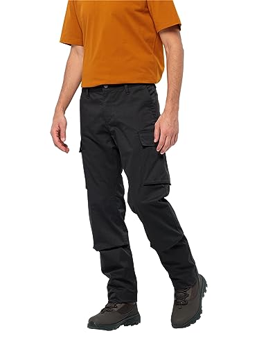Jack Wolfskin Herren Arctic Road Cargo M Wanderhose, Black, 56 von Jack Wolfskin