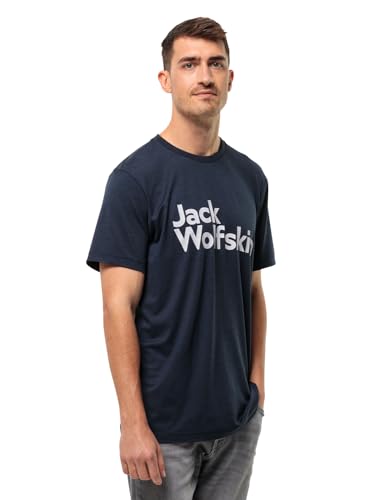 Jack Wolfskin Herren Brand T M T-Shirt, Night Blue, L von Jack Wolfskin