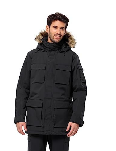 Jack Wolfskin Herren Glacier Canyon Parka, Schwarz, M EU von Jack Wolfskin