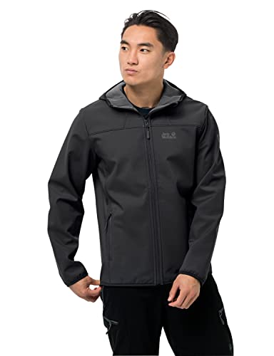 Jack Wolfskin Herren Northern Point Winddichte Softshelljacke, Black, M EU von Jack Wolfskin