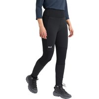 Jack Wolfskin Hike With Me Tights Women Wanderleggings Damen XL black black von Jack Wolfskin
